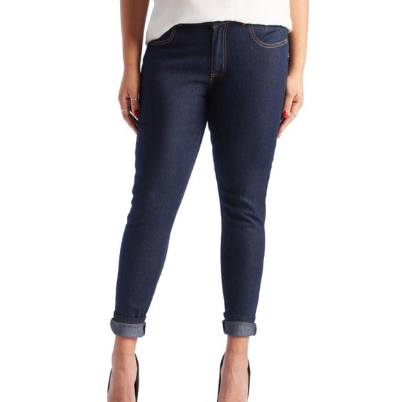 Women's Missy Blue Stretch Denim Skinny Jeans 2JP033R-3 - Picture 4 of 4